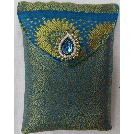 Special cell phone bag made of Indian saristoff